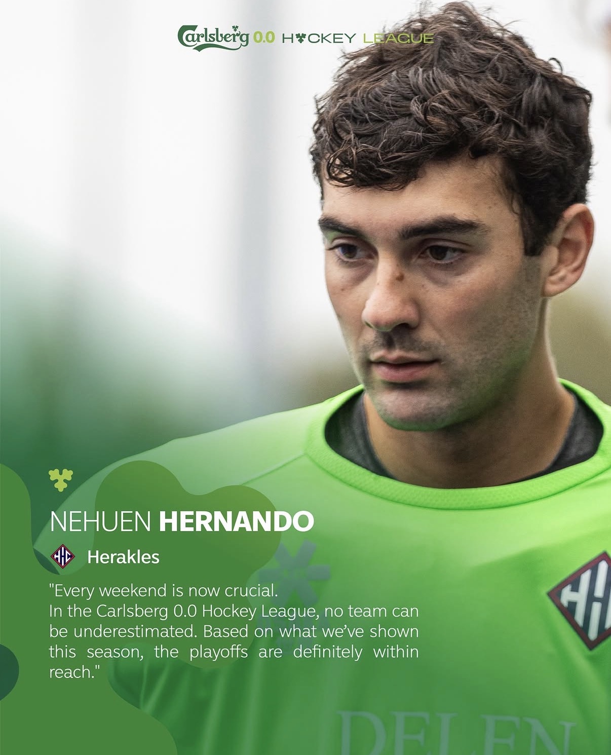 Goalkeeper Nehuen Hernando is key to Herakles: “A new step at the right time” 
(Carlsberg Hockey League)